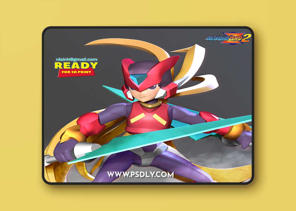 Zero Megaman X – 3D Print Model