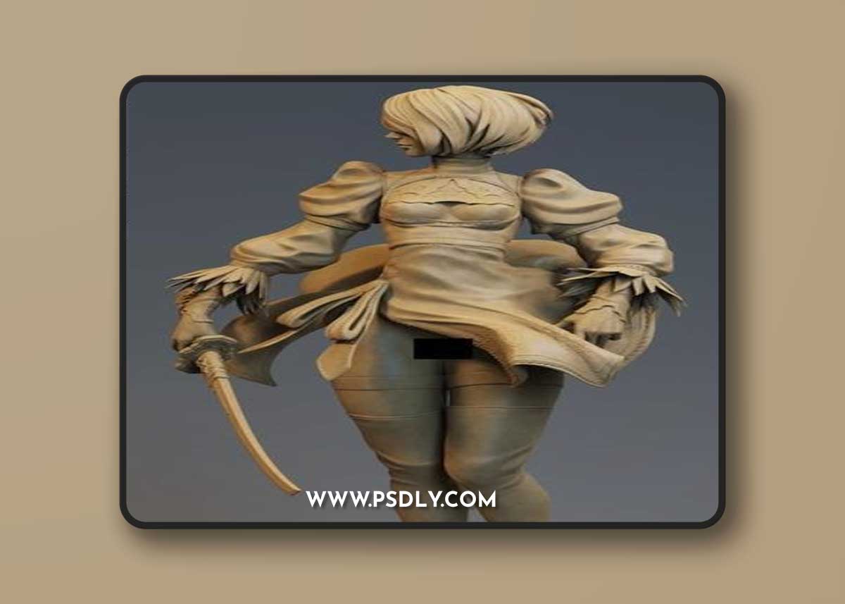 2B NSFW Version - Carlose – 3D Print Model