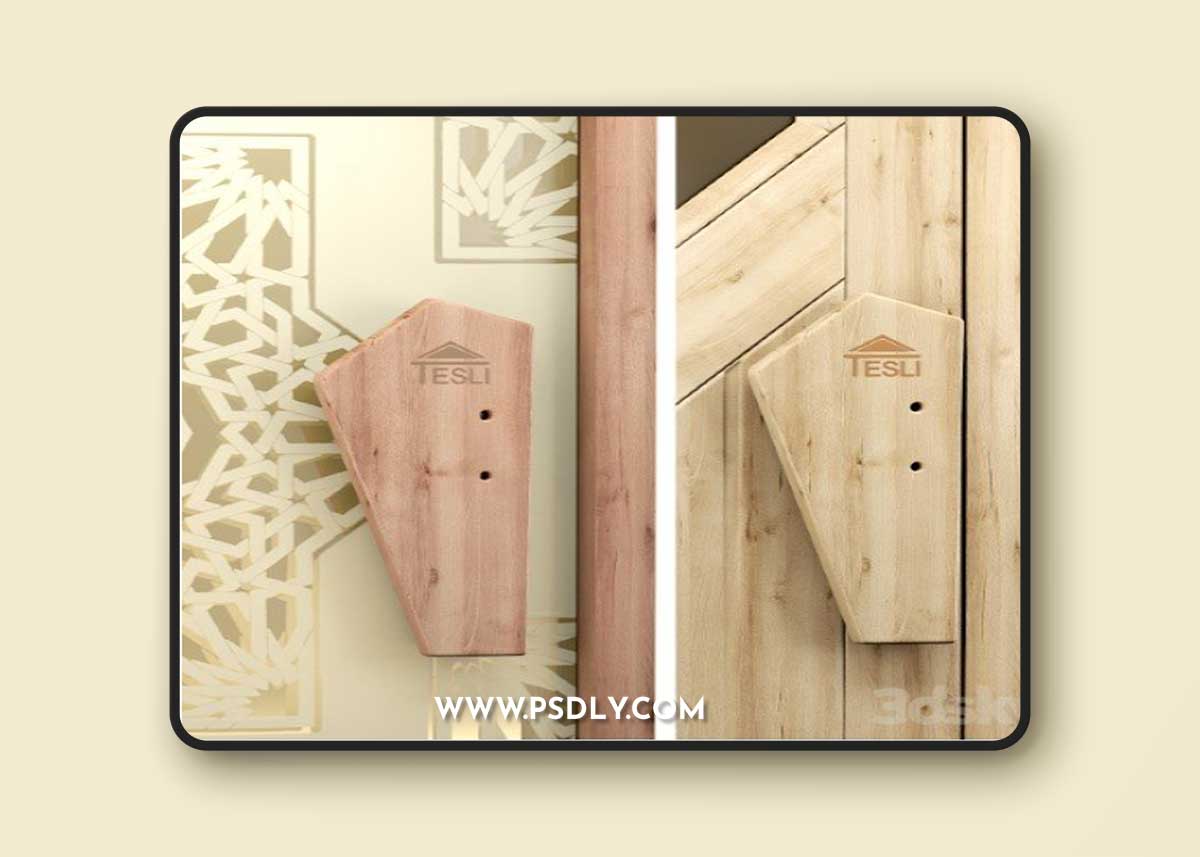 A set of doors for baths, saunas and hammam