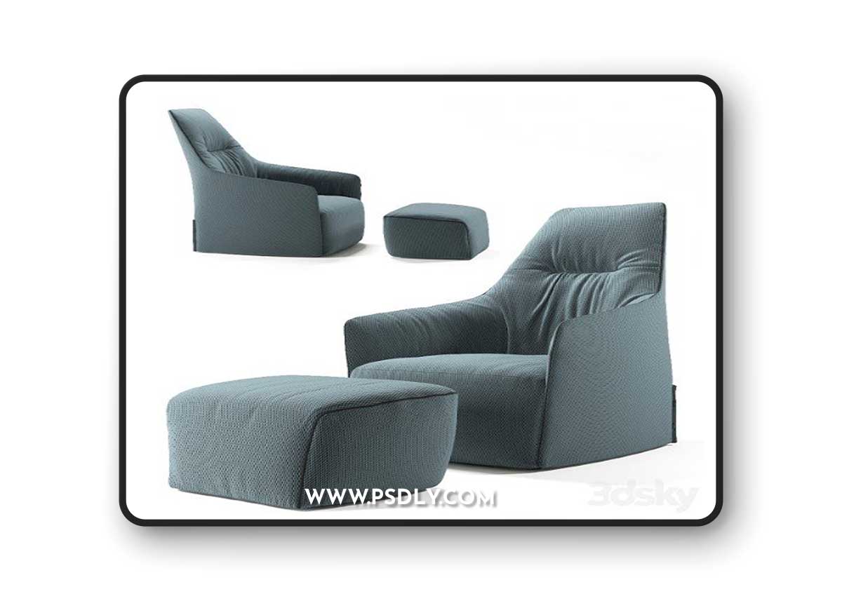 Armchair POLIFORM Santa Monika Lounge