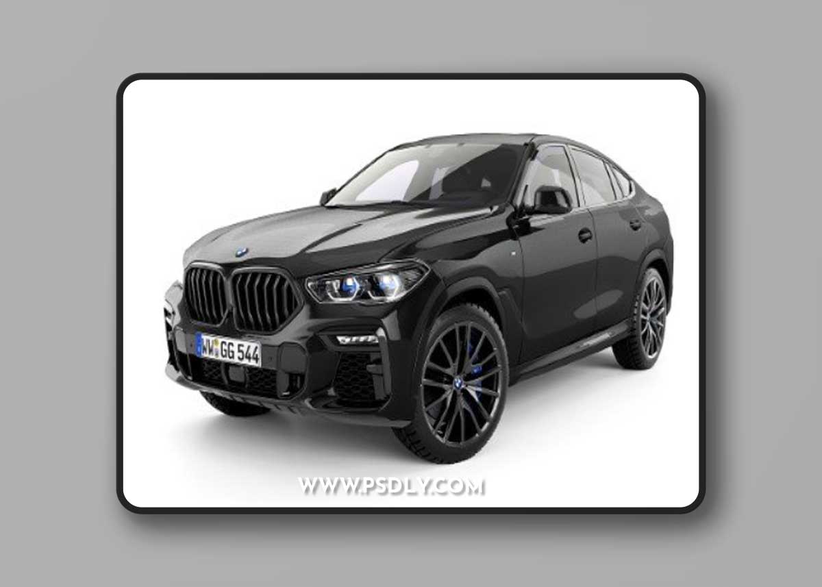 BMW X6 2021 3D Model