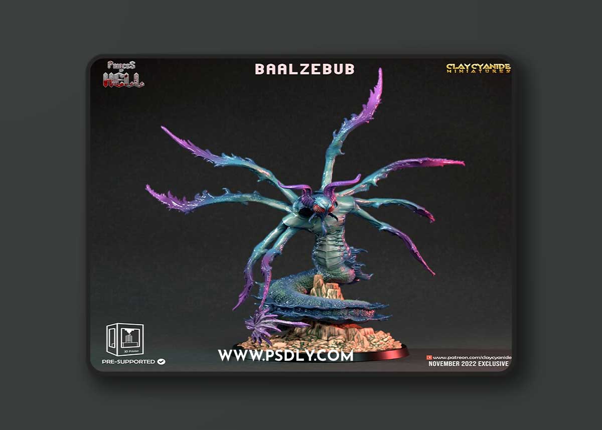Baalzebub – Princes of Hell Print in 3D