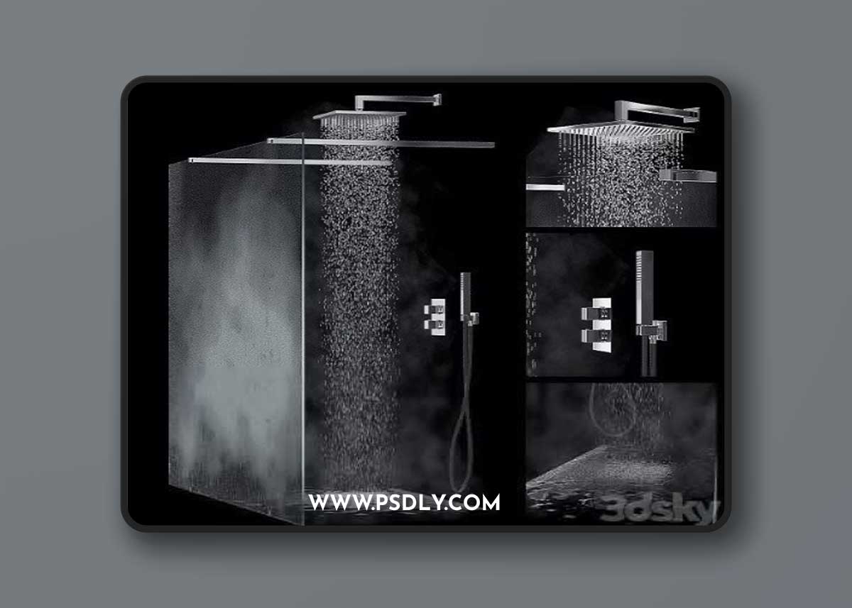 Built in Shower System Palazzani Track