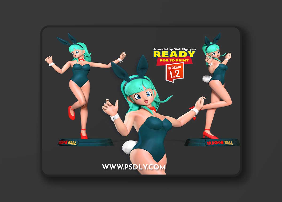 Bulma - Dragon Ball Fanart – 3D Print Model
