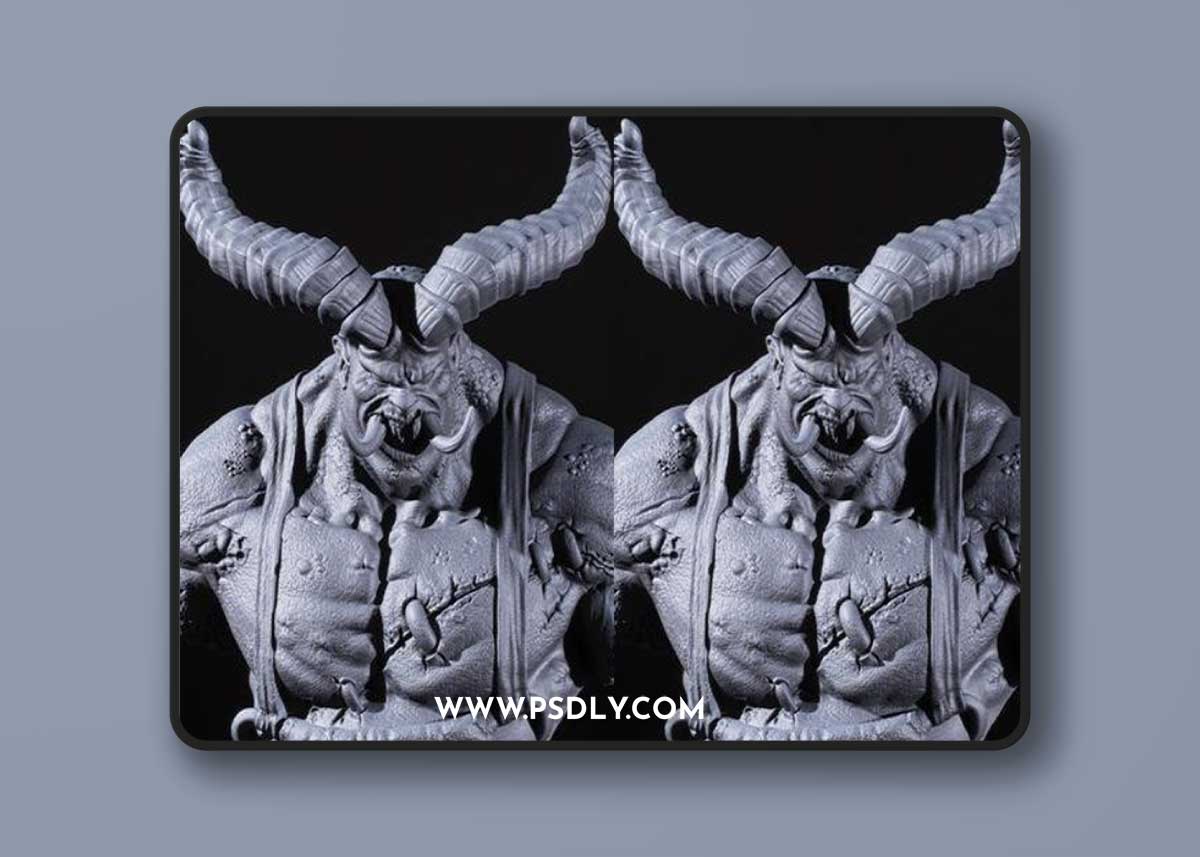 Butcher Bust – 3D Print Model