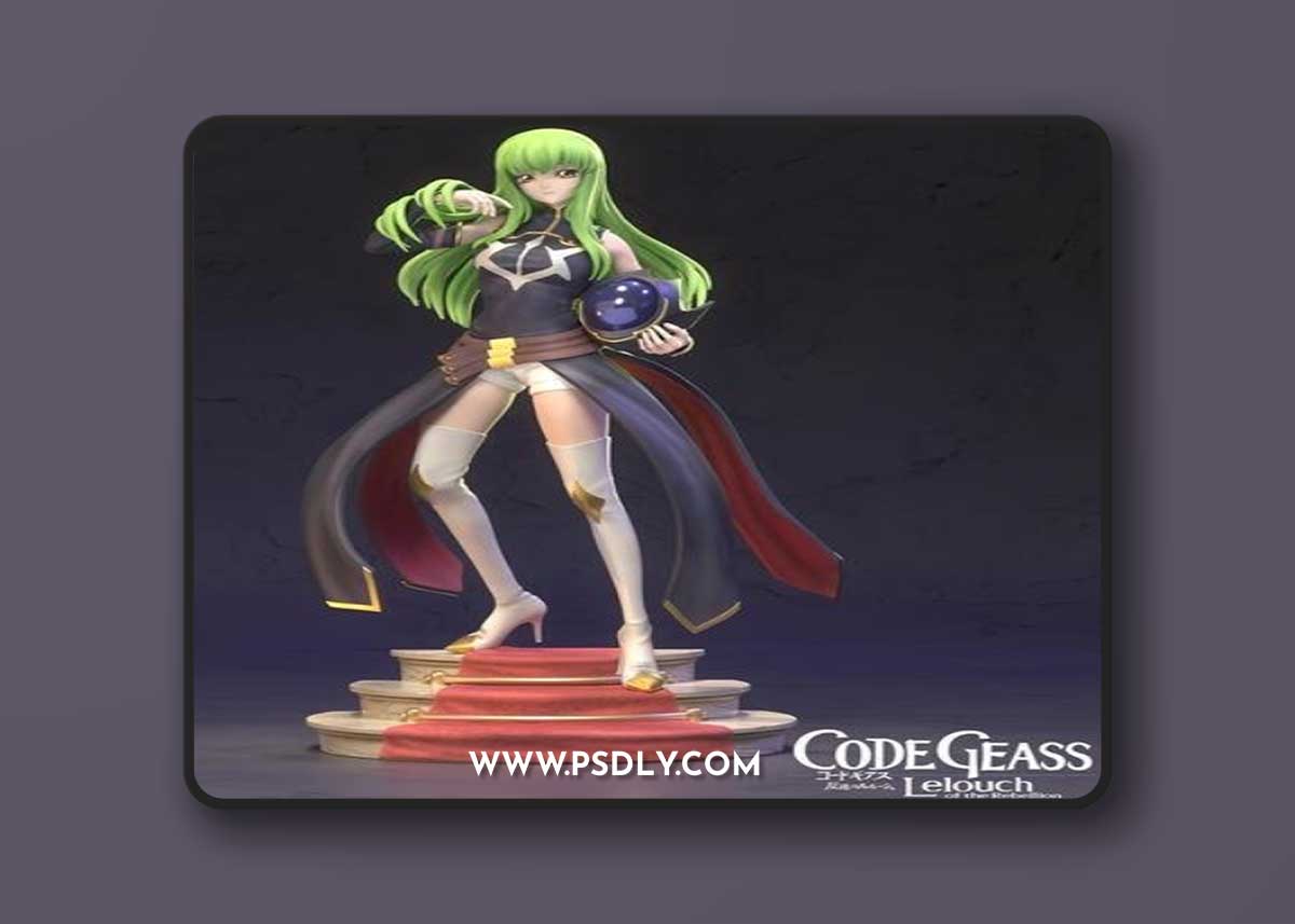 C.C (Code-Geass) - Neko Figurines – 3D Print Model