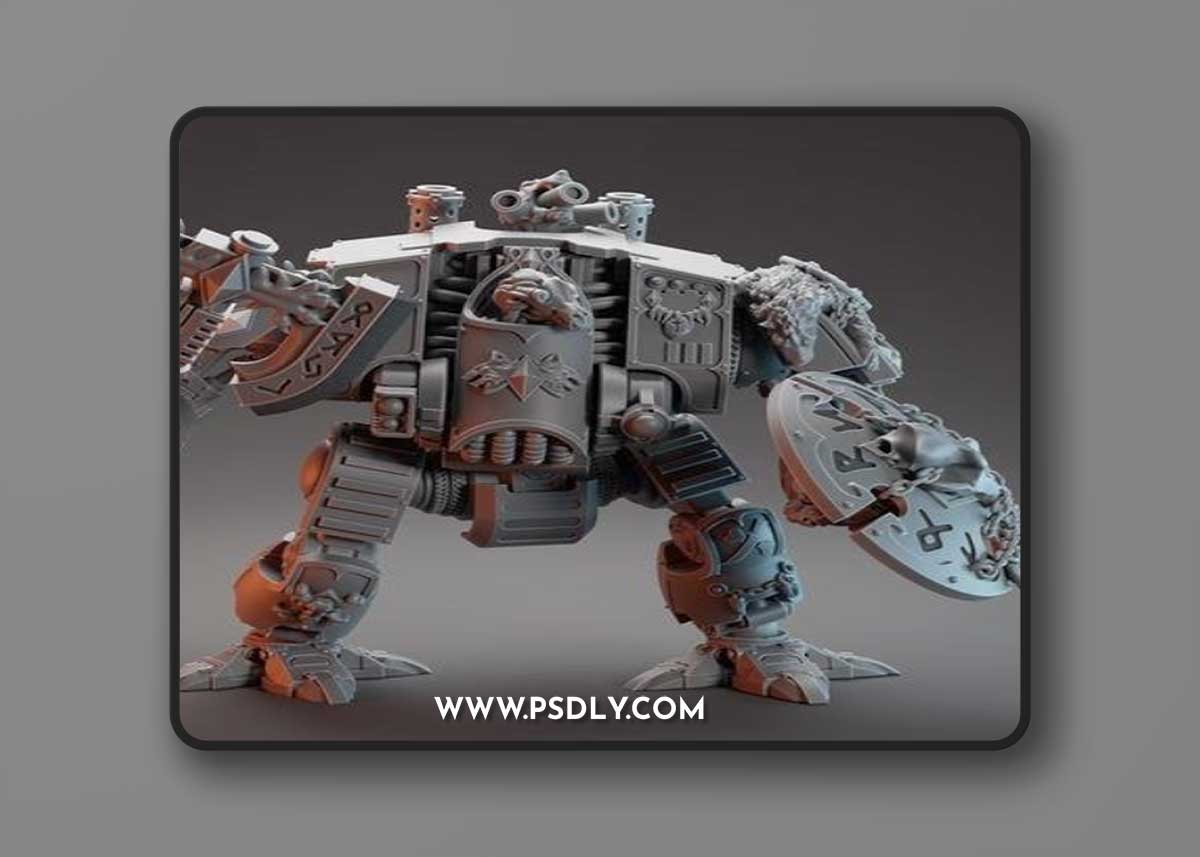 Canis Lupus Cybernetic Canine Crushing Thicc Boi – 3D Print Model