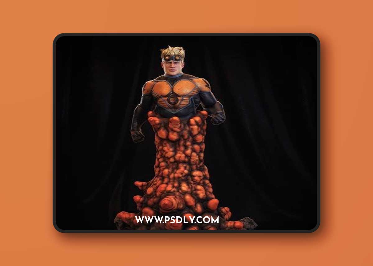 Cannonball New Mutants X-Men Statue – 3D Print ModelCannonball New Mutants X-Men Statue – 3D Print Model