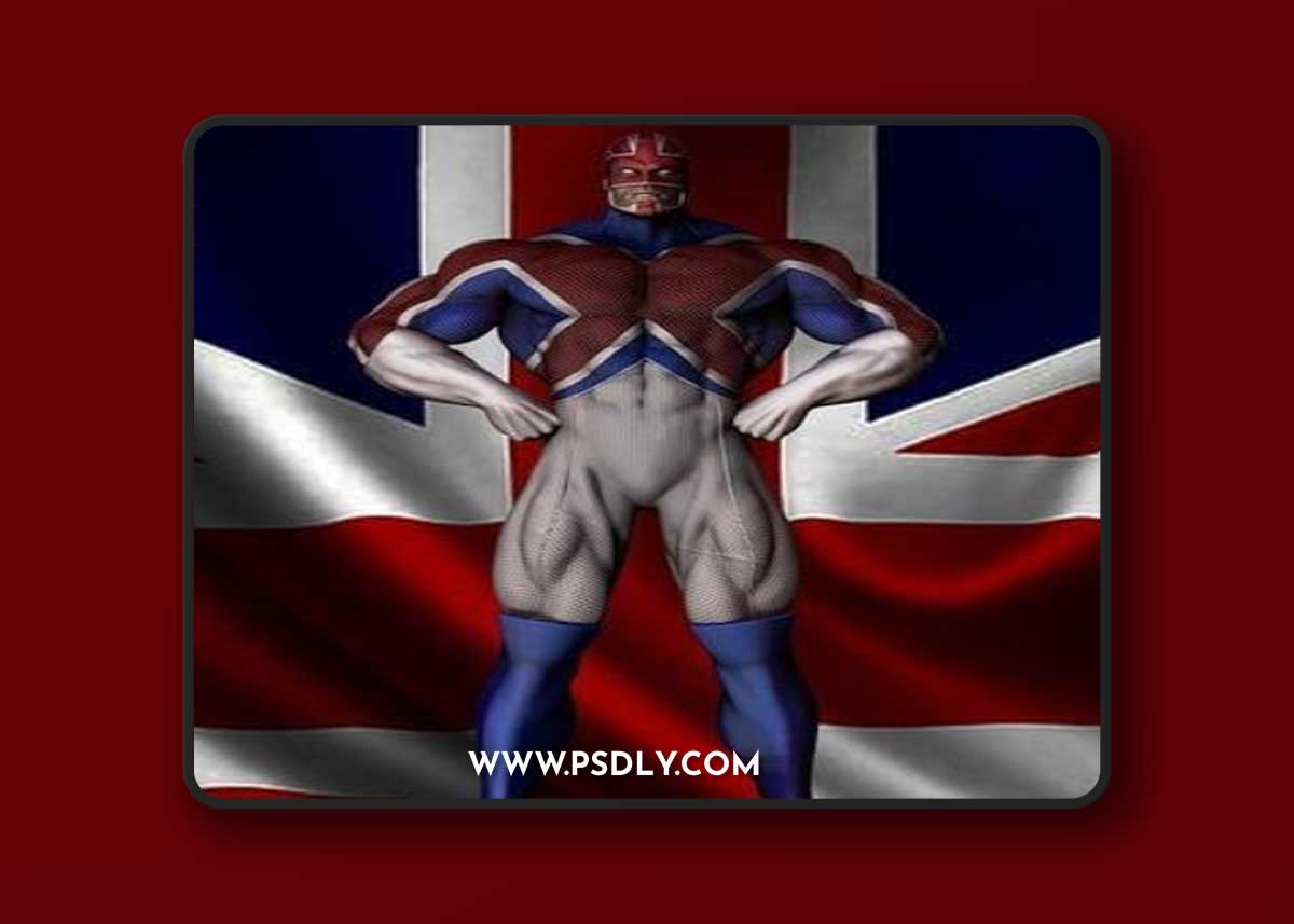 Captain Britain – 3D Print Model