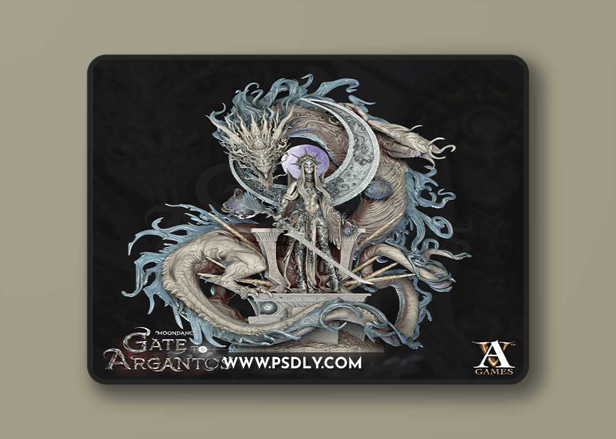 Celadren – Lady of the Moon Print in 3D