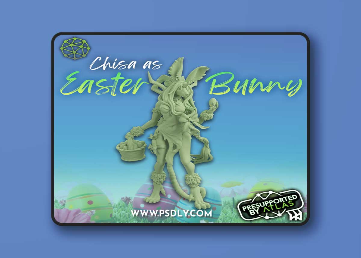 Chisa Fateweaver - Easter and Naughty Bunny Version – 3D Print Model