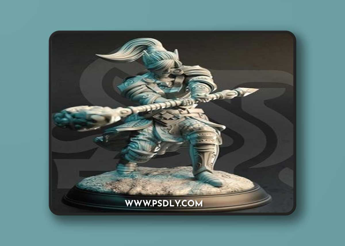 Cleric of the Arcane - Querina – 3D Print Model