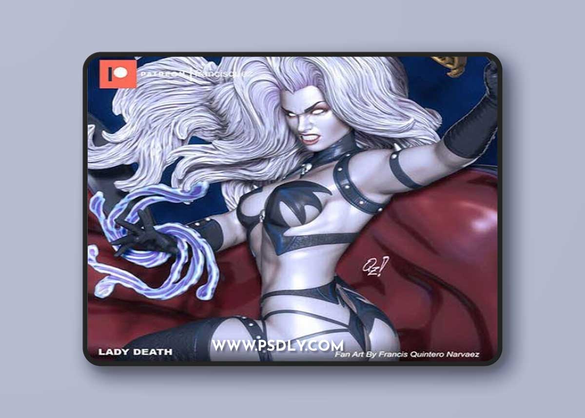 Death Lady 3D Print Model