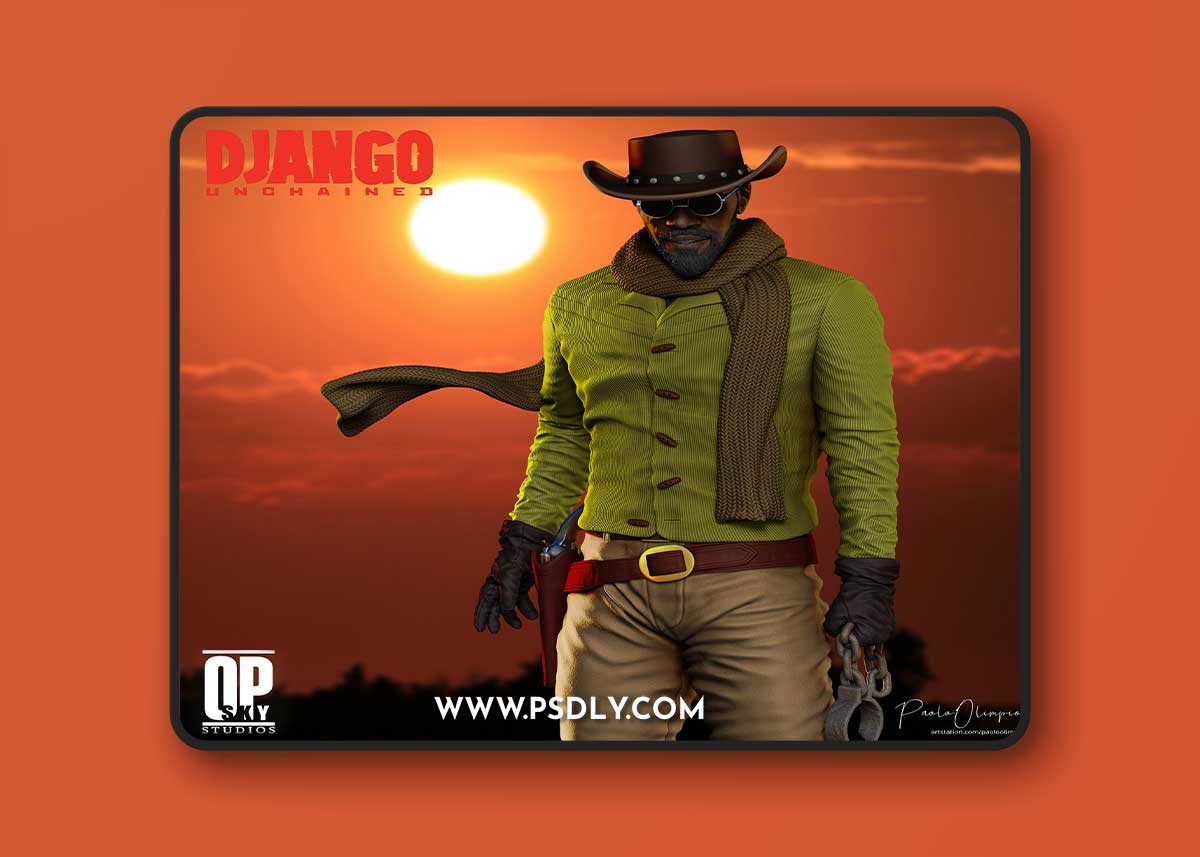 Django Unchained - SkyOP Studios – 3D Print Model