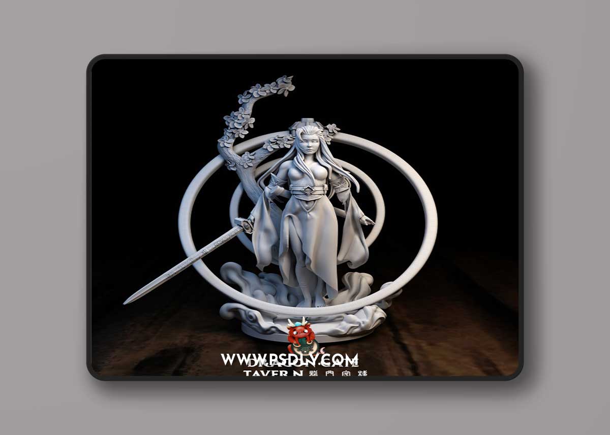 Dragon Gate Tavern - Sword Maiden – 3D Print Model