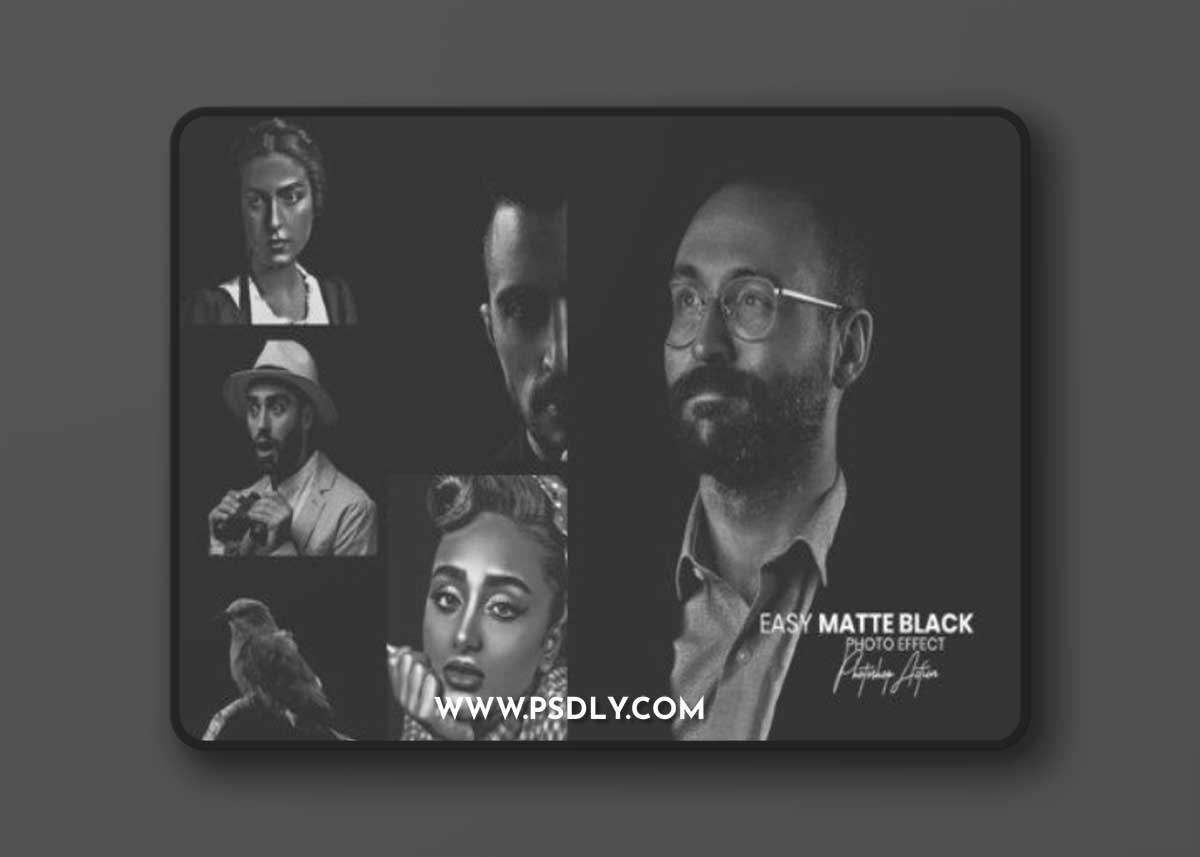 Easy Matte Black Photo Effect