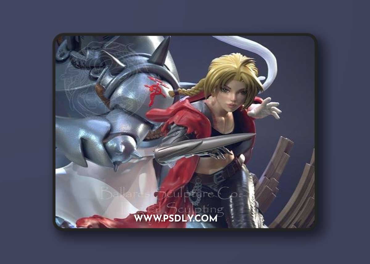 Eduard Elric v1 - Fullmetal Alchemist – 3D Print Model