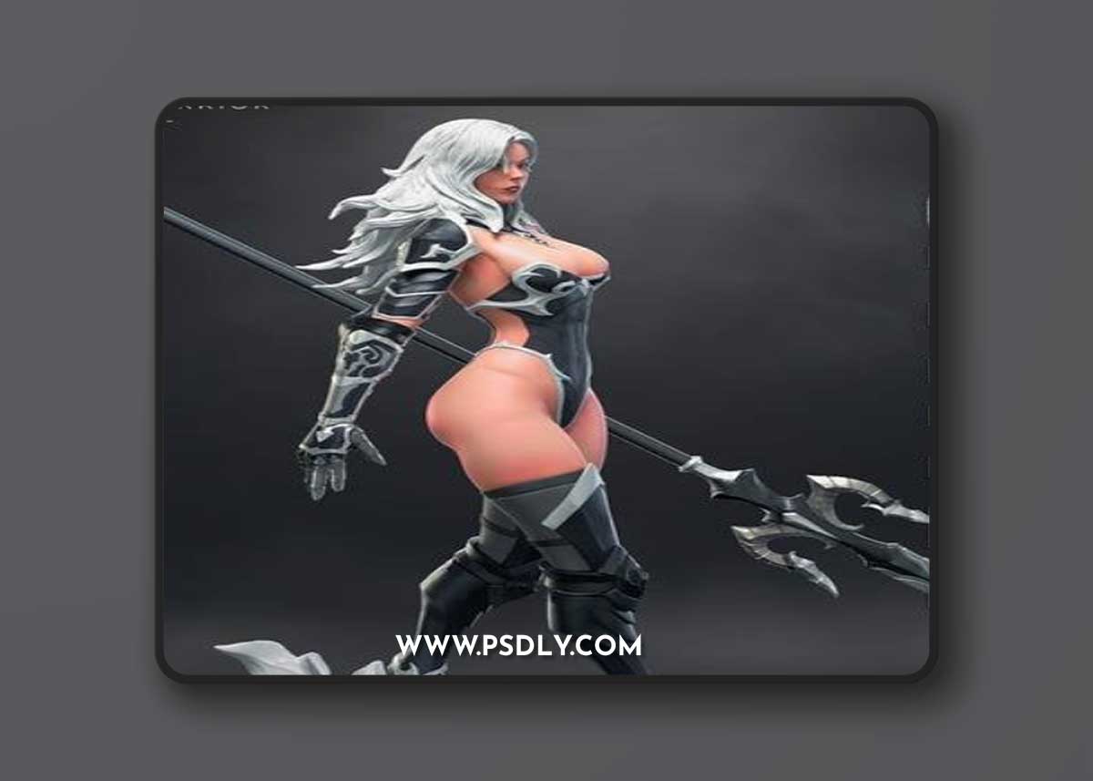 Fantasy Warrior - Line 1 - Jhiana F1 - P.1 – 3D Print Model