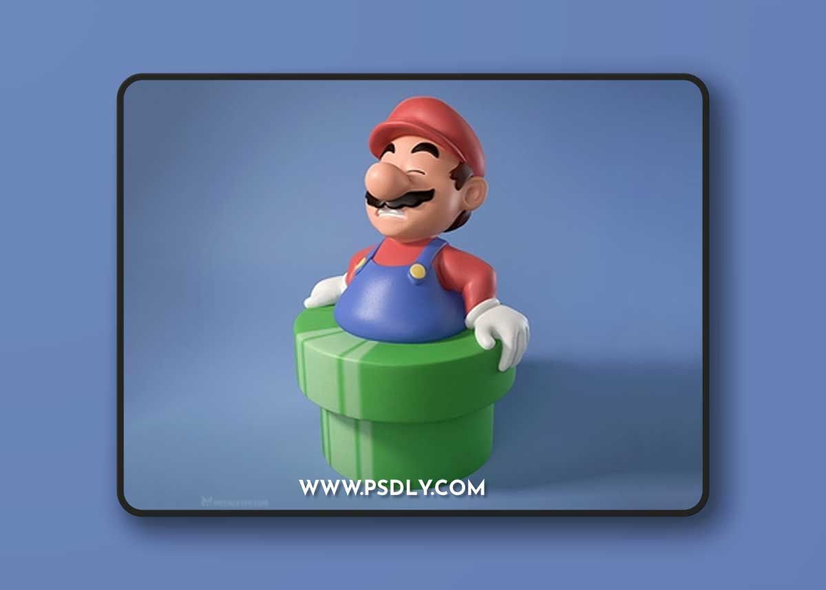 Fat Mario – 3D Print Model