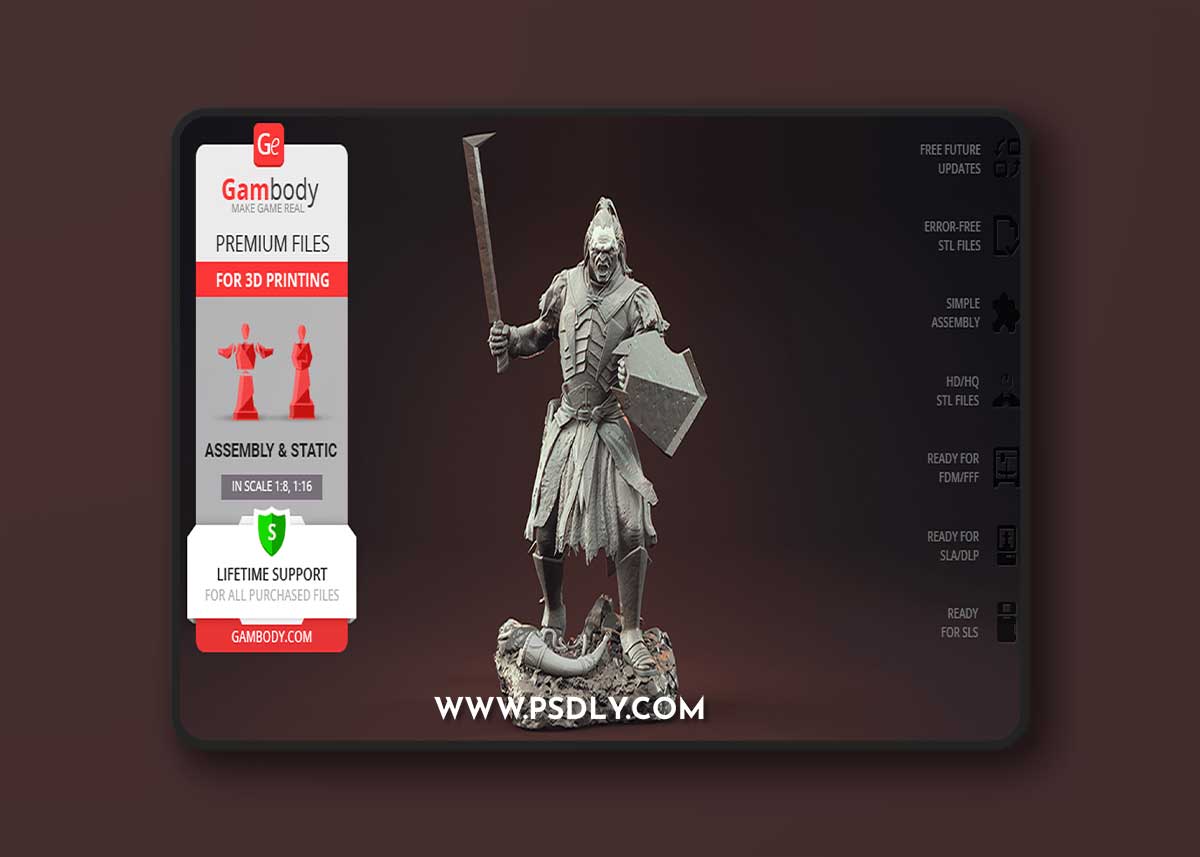 Gambody - Lurtz – 3D Print Model