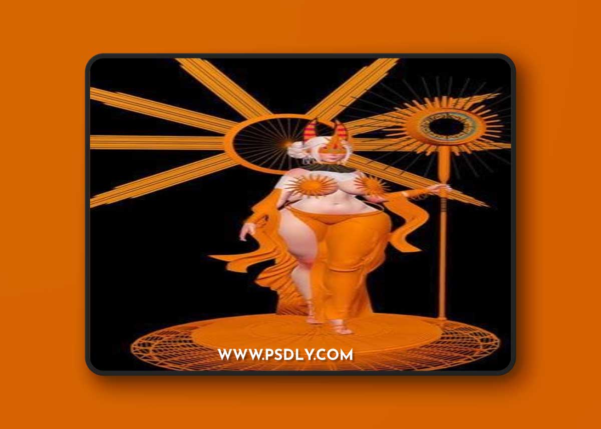 Goddess of the sun – 3D Print Model