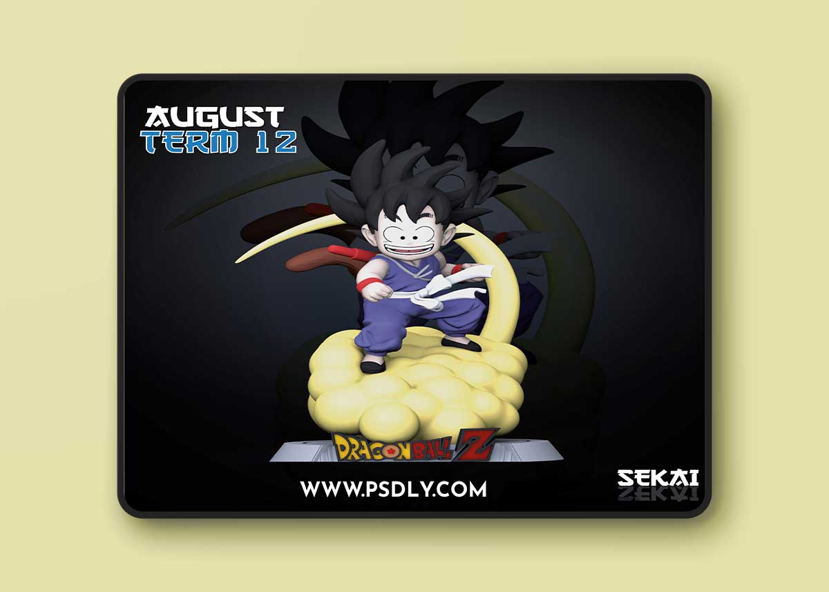 Goku in the Cloud Sculpture - Sekai – 3D Print Model