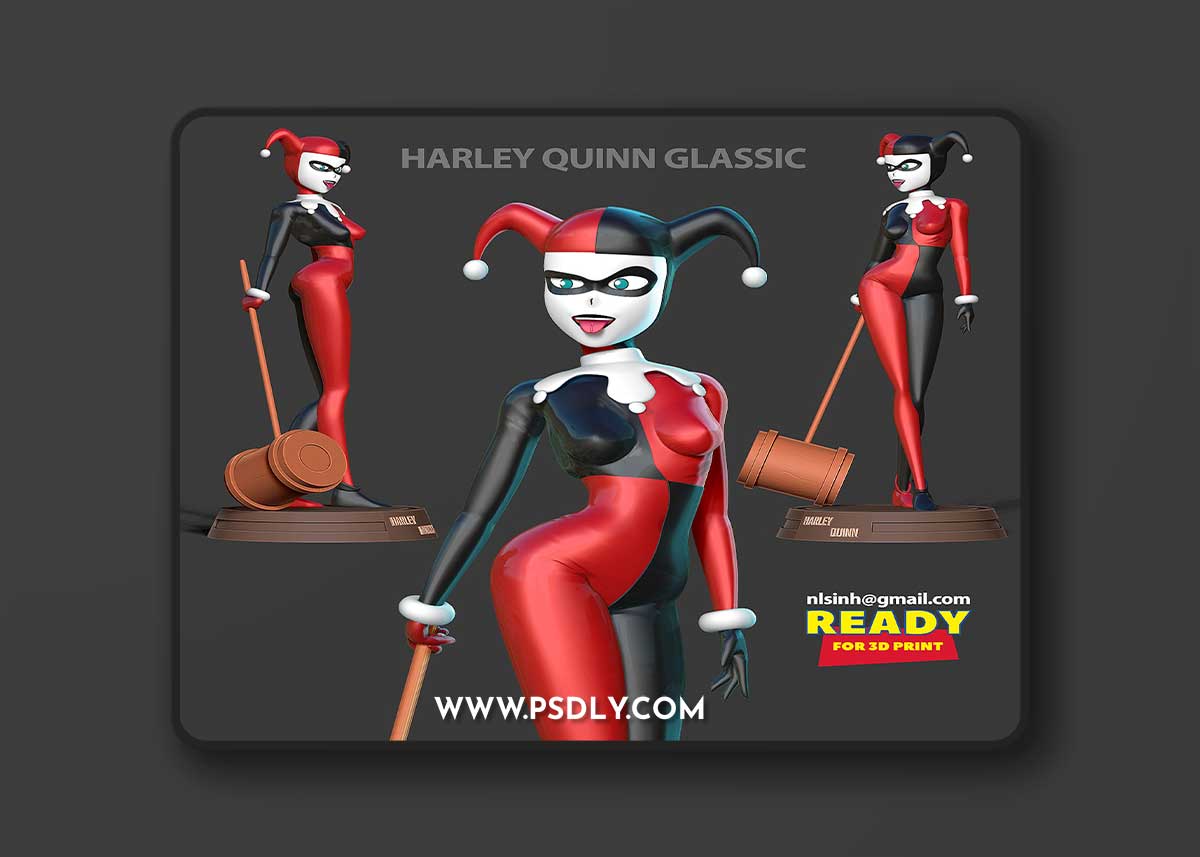 Harley Quinn Classic – 3D Print Model