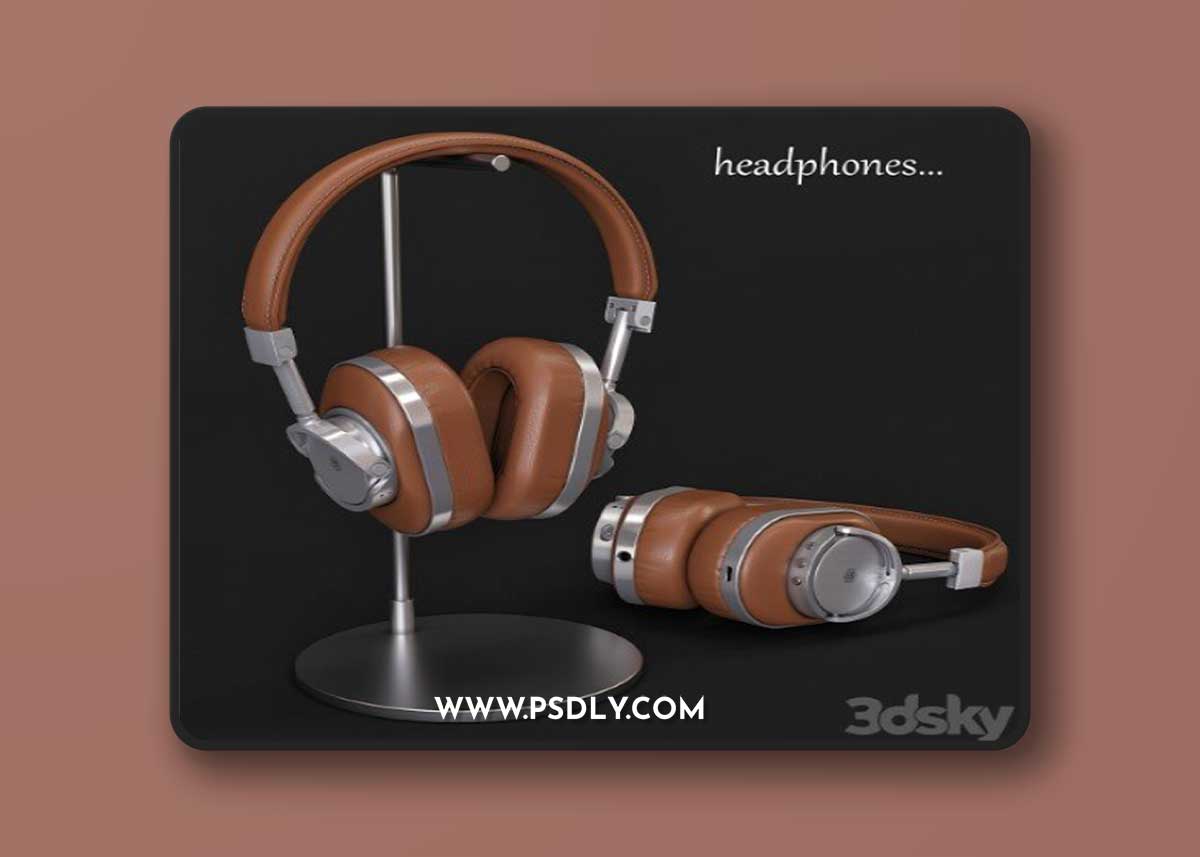 Headphones Master 3D Model