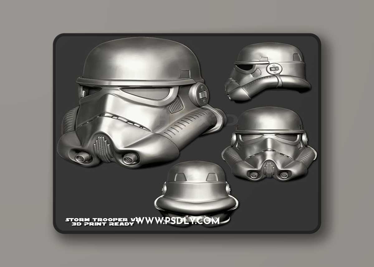 Hex3D - Stormtrooper V2 Helmet – 3D Print Model