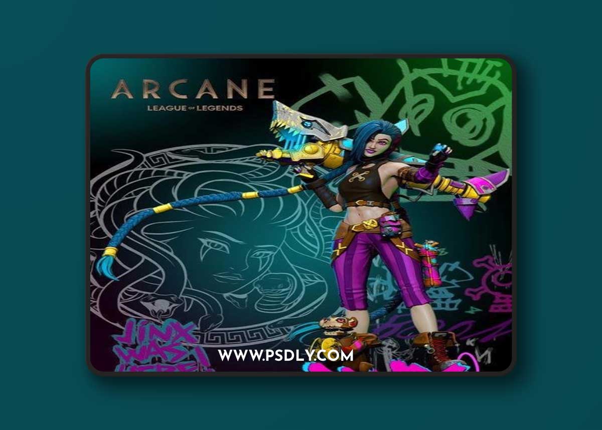 Jinx - Arcane by Creative Geek MB – 3D Print Model