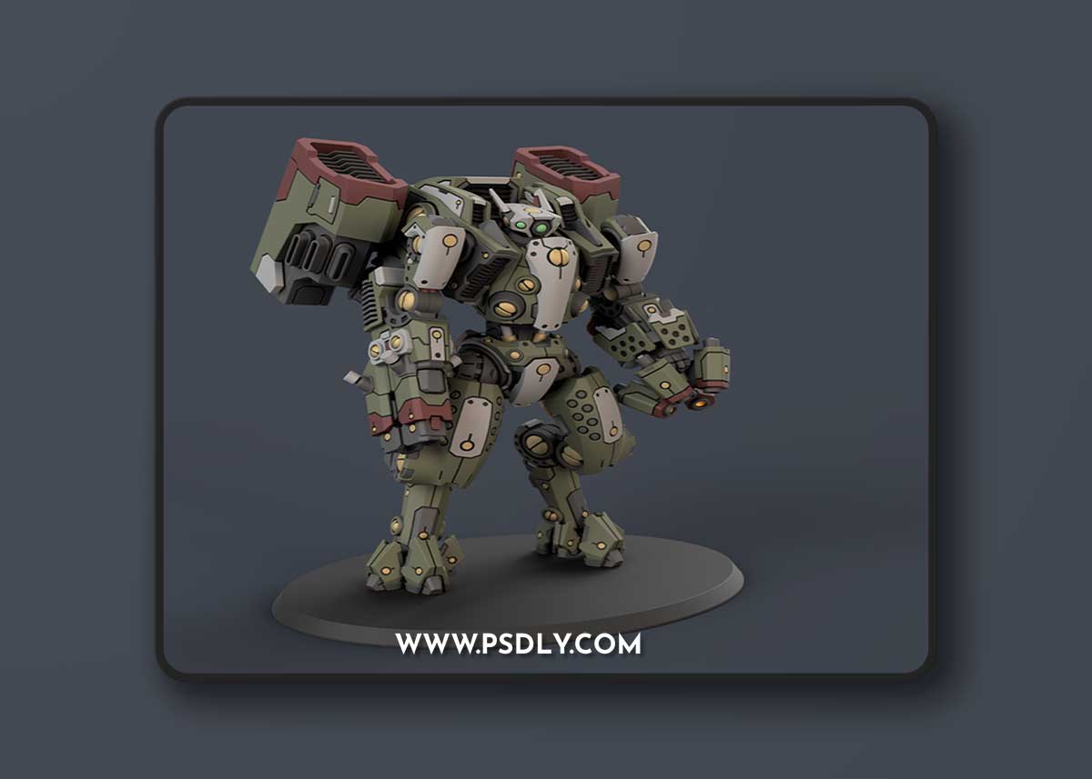Kaluga Pattern Sturgeon Mech – 3D Print Model