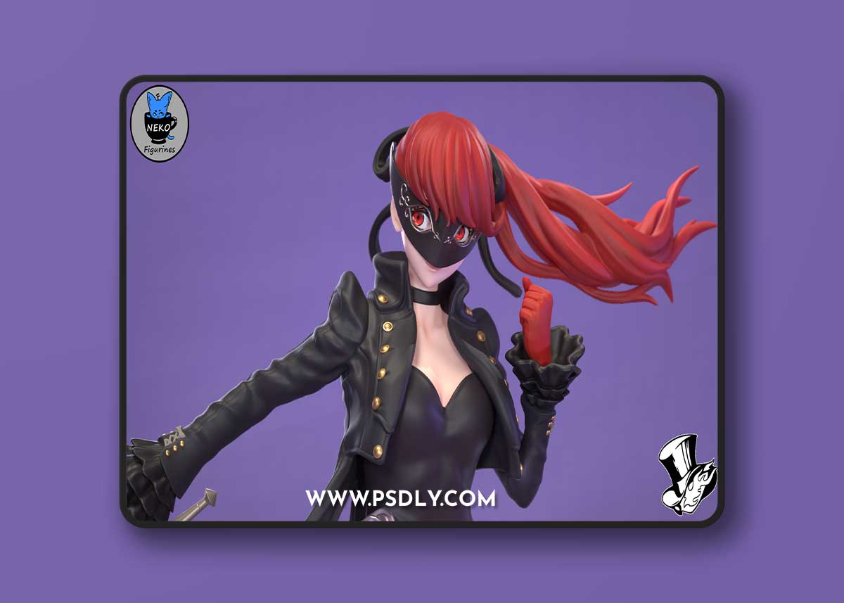 Kasumi-Violet (P5R) - Neko Figurines – 3D Print Model