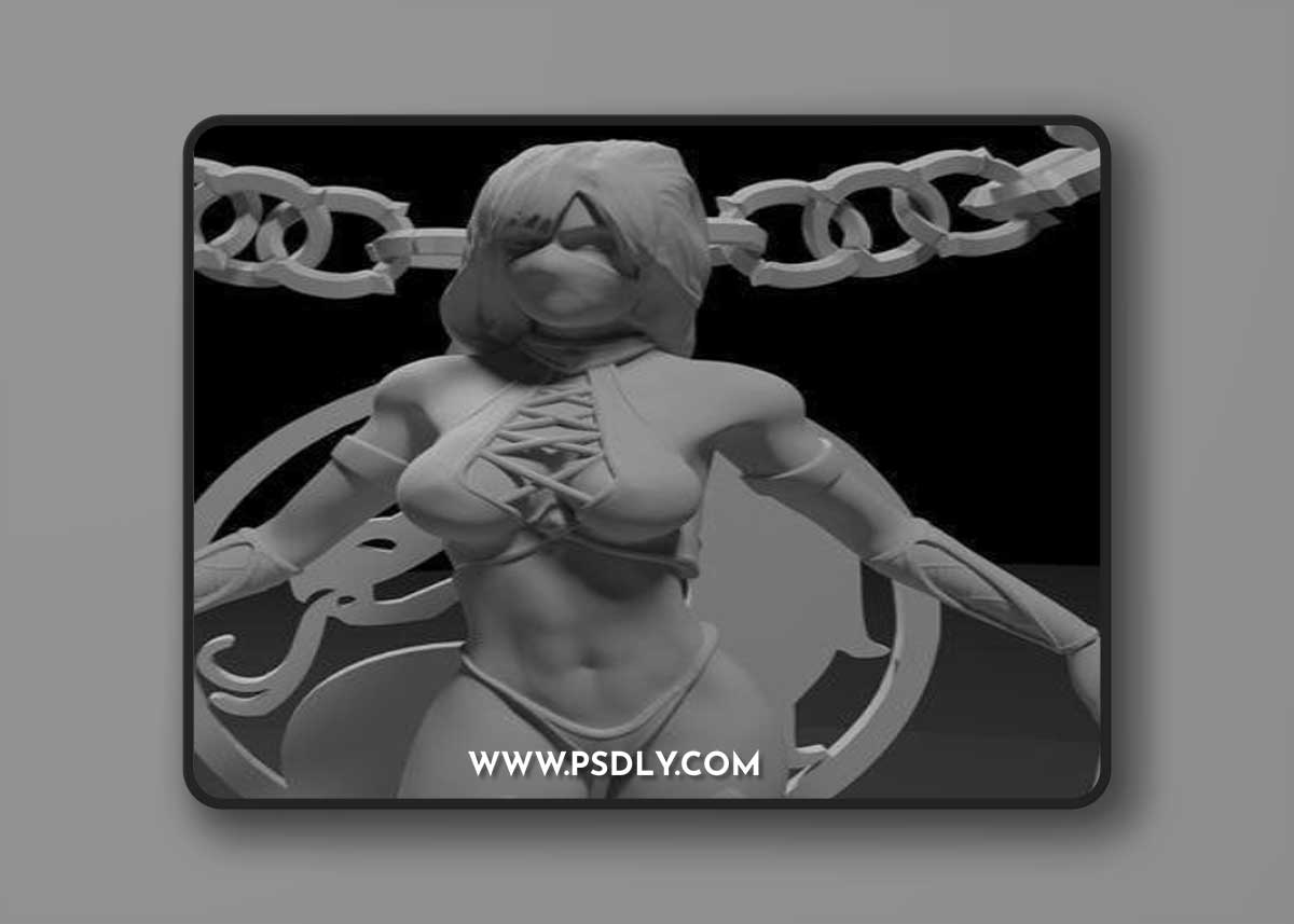 Kitana Mortal Kombat Character – 3D Print Model