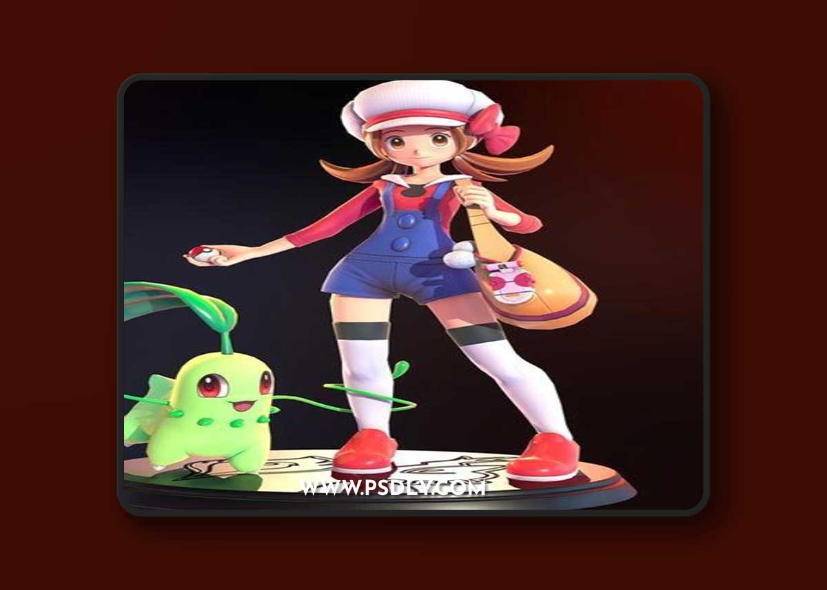 Kotone and Chikorita – 3D Print Model