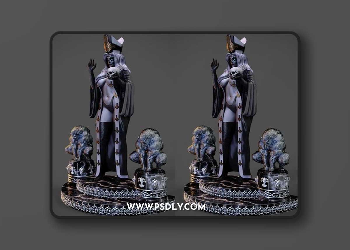 Lady Death Ghost – 3D Print Model