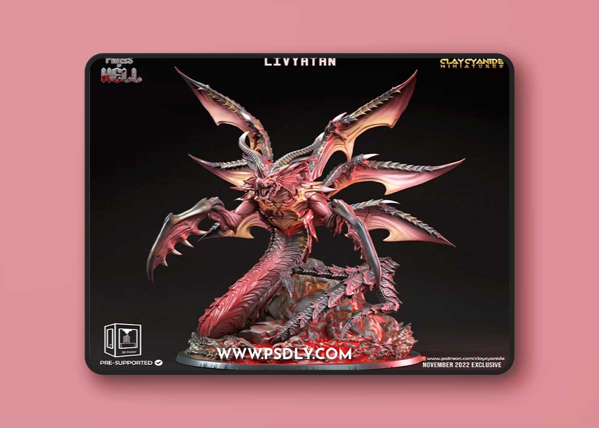 Livyatan – Princes of Hell Print in 3D