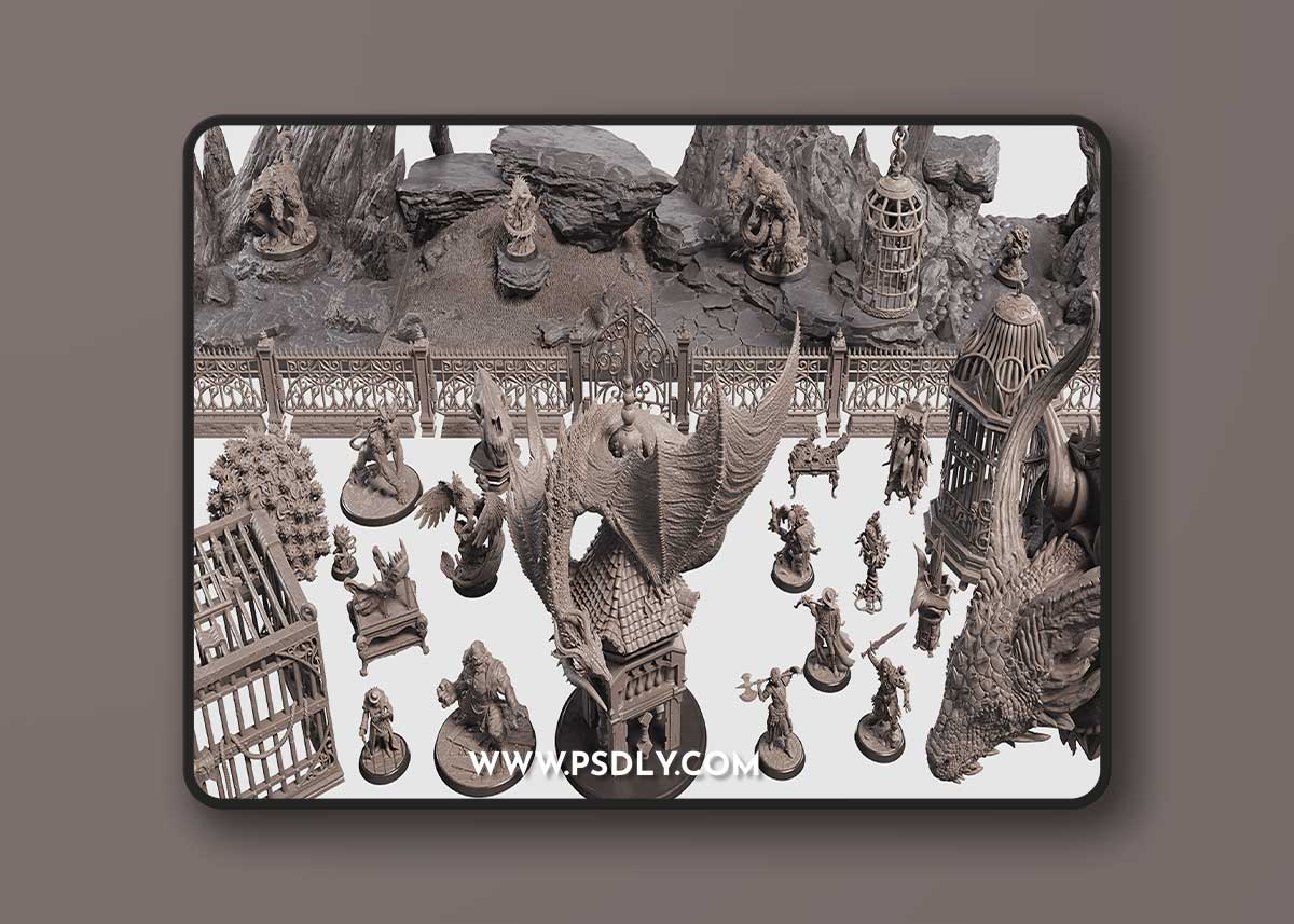 Loot Studio Fantasy - Cursed Collectors Curiosities April 2023 – 3D Print Model