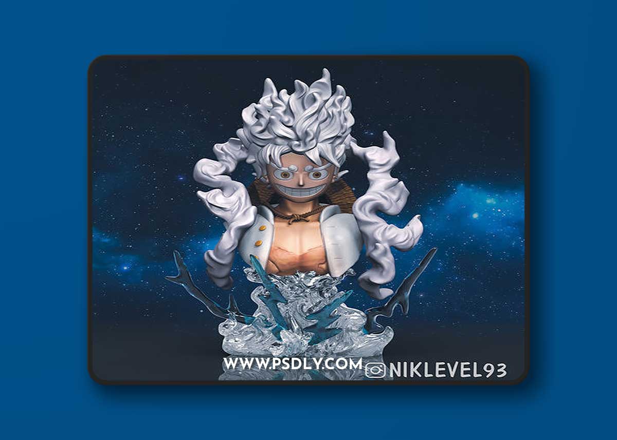 Luffy Nika Bust One Piece – 3D Print Model