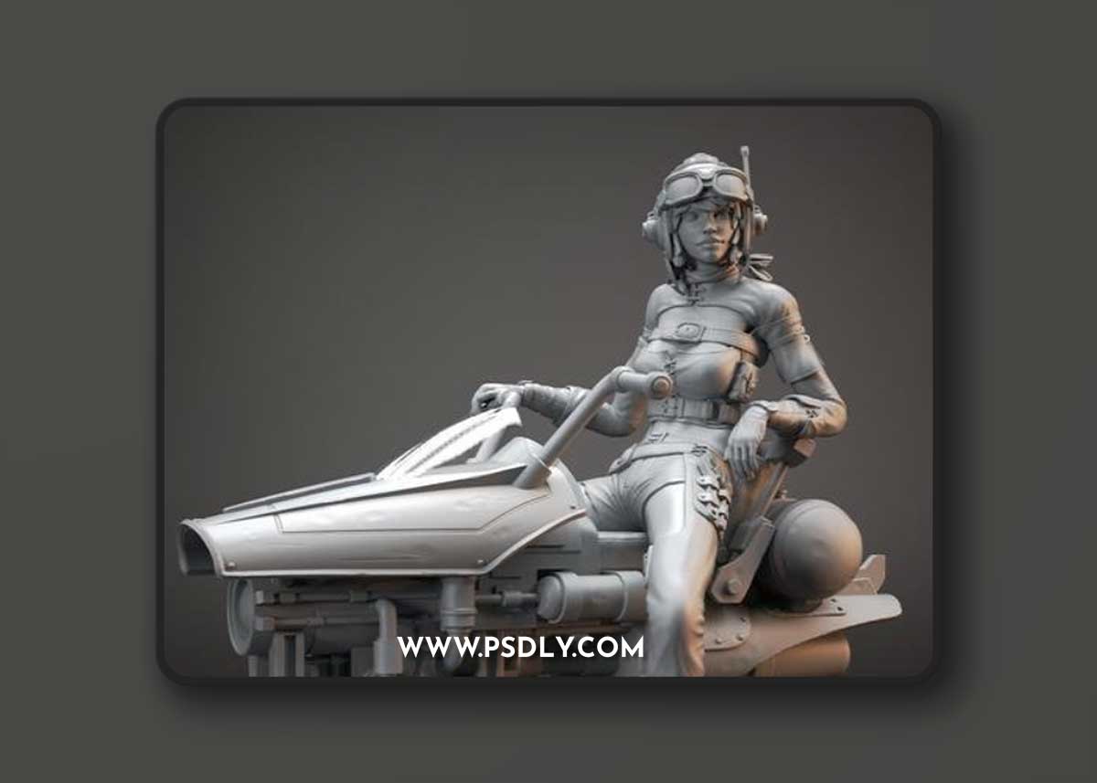 Lybbia the engineer – 3D Print Model