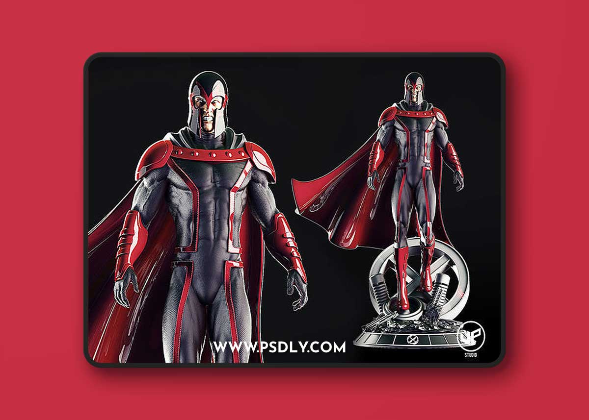 Magneto Fan art high quality – 3D Print Model