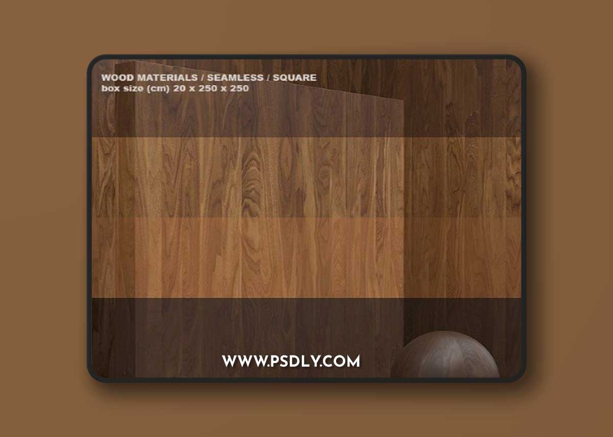 Material wood / veneer (seamless) - set 46