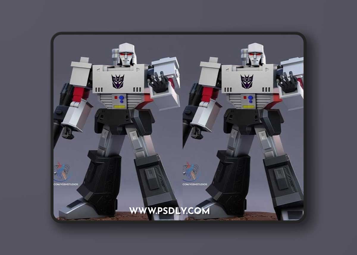 Megatron Statue and Flexi – 3D Print Model