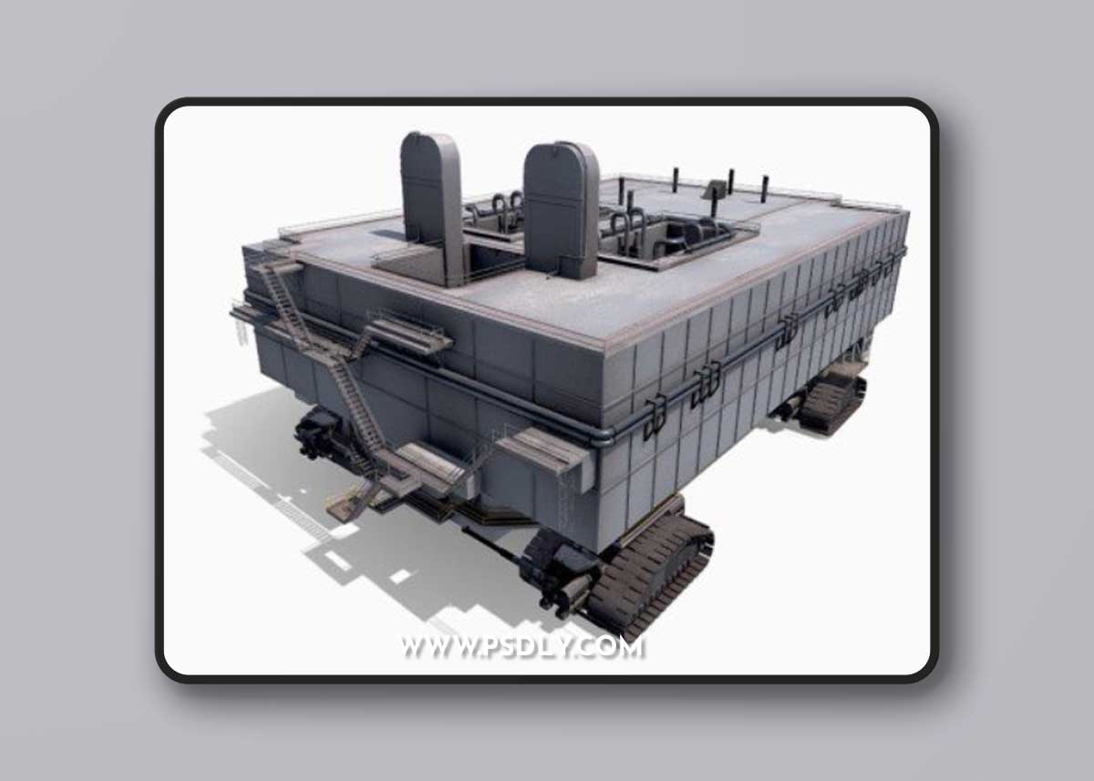 Nasa Crawler 3D Model