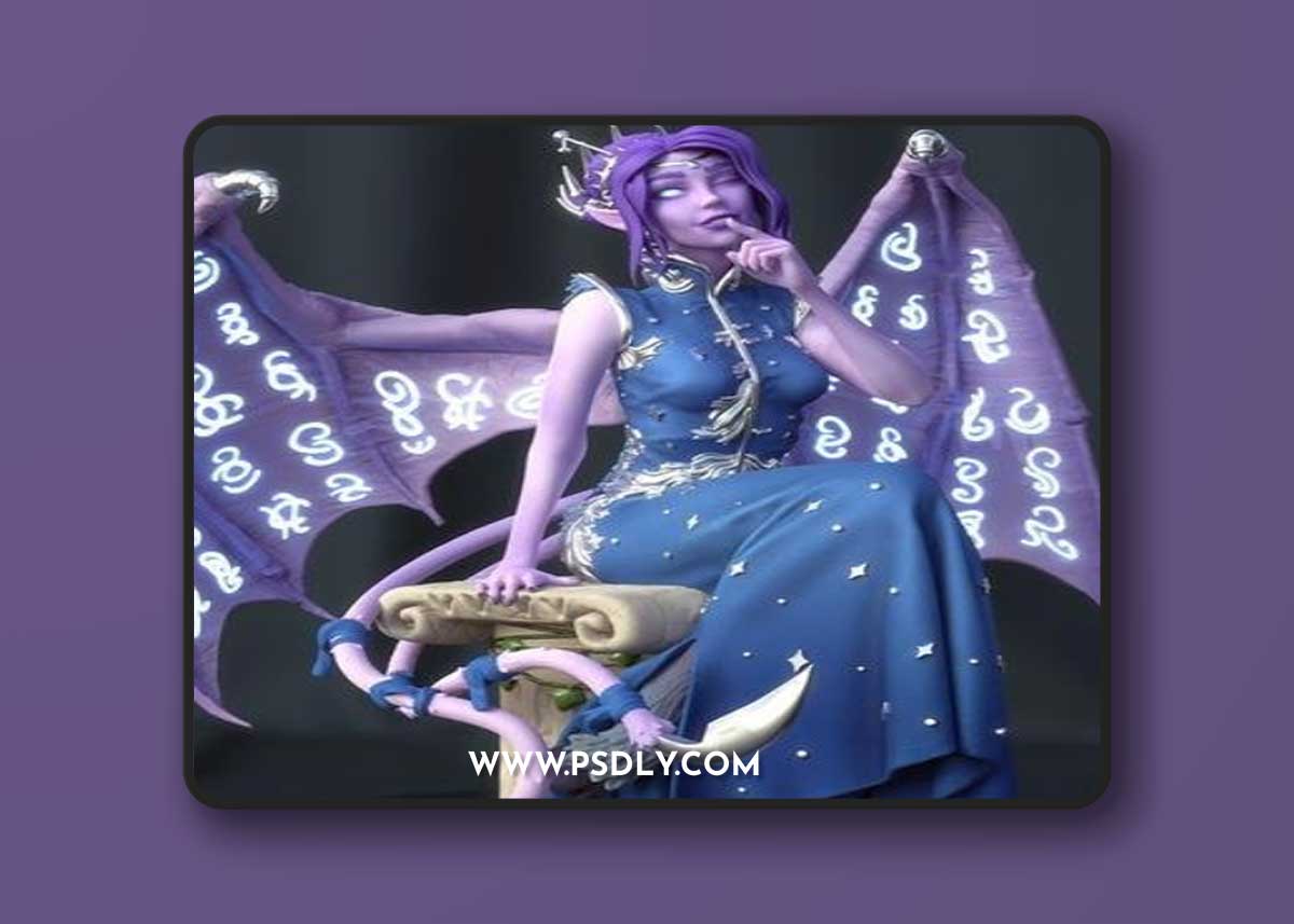 Nocticula - The Redeemer Queen – 3D Print Model