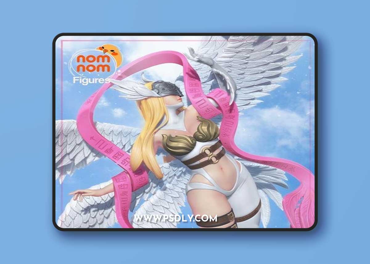 NomNom Figures - Angewomon from Digimon 3D Print Model