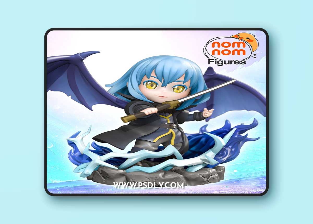 Nomnom Figures - That Time I Got Reincarnated as a Slime - Rimuru – 3D Print Model
