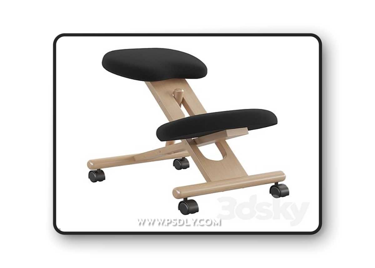 Orthopedic kneeling office smart chair