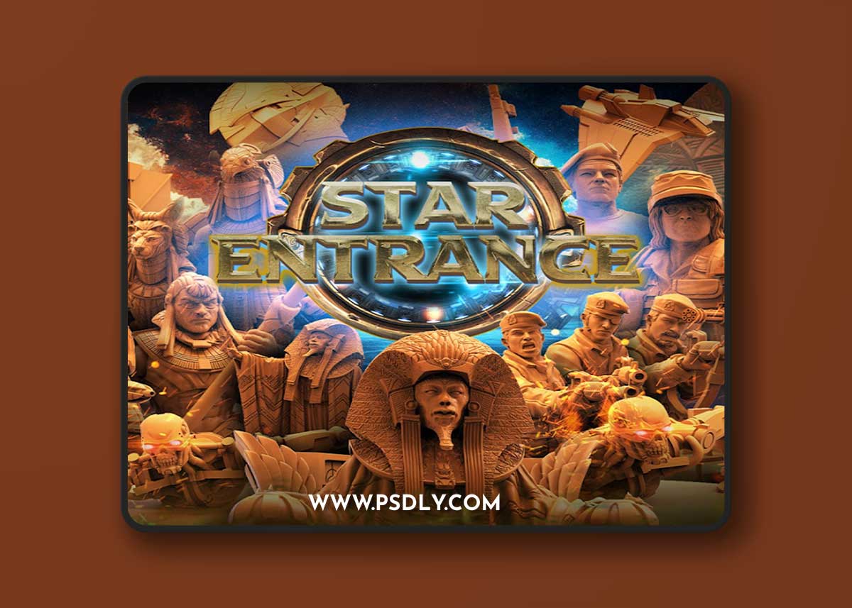 Papsikels Miniatures – Star Entrance February 2023 – 3D Print Model