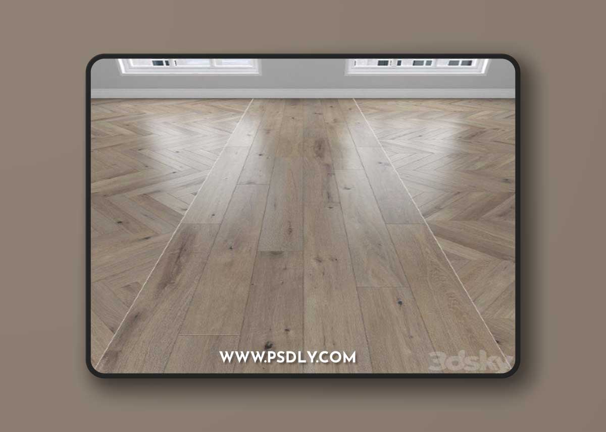 Parquet Oak, 3 types: herringbone, linear, chevron