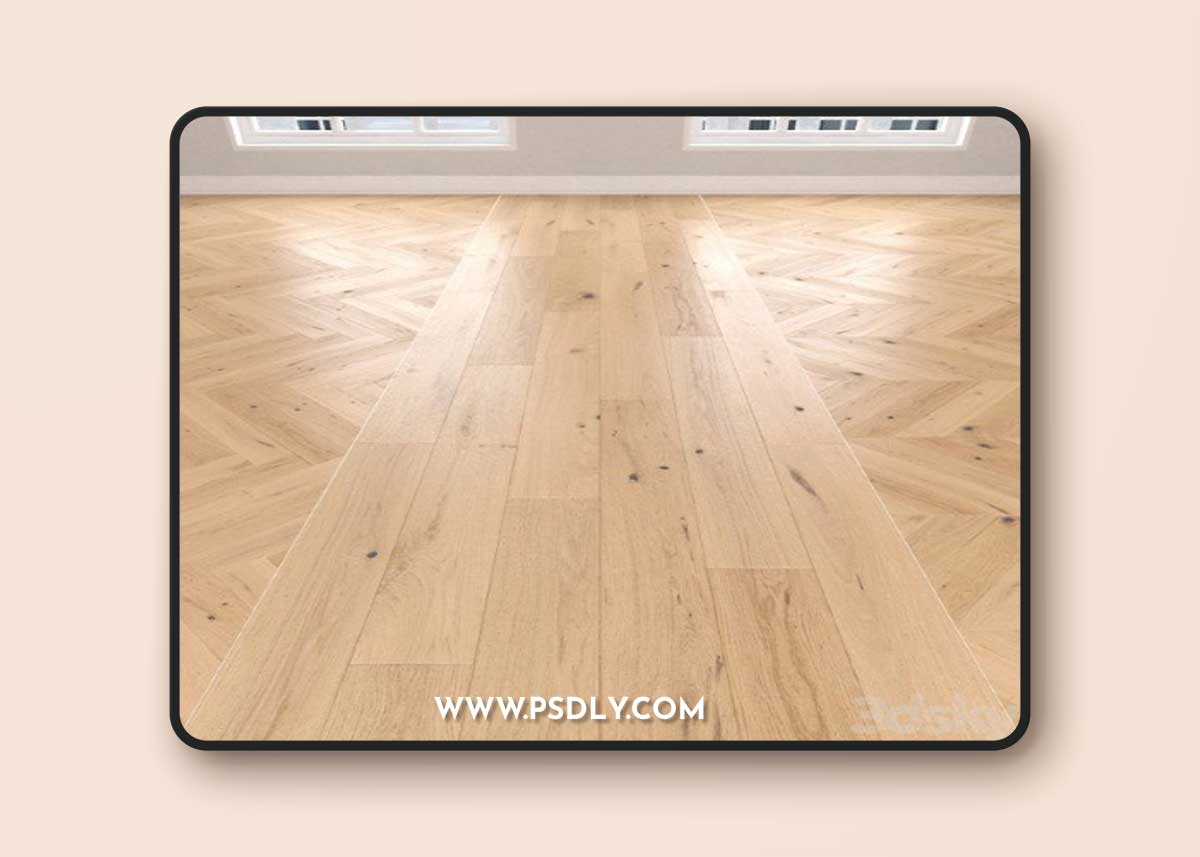 Parquet Oak light, 3 types. Christmas tree, linear, chevron.